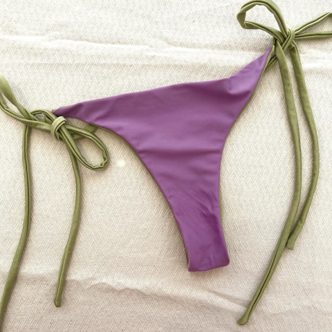 Bombacha Maui Reversible (Oliva/Lila) - comprar online