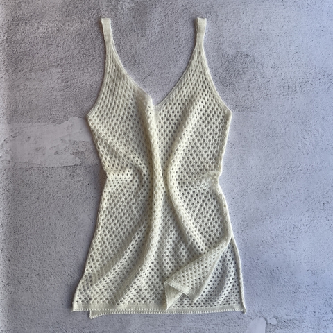 Vestido Grecia Tejido Beige