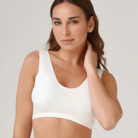 Corpiño Seamless Sol Off White - comprar online