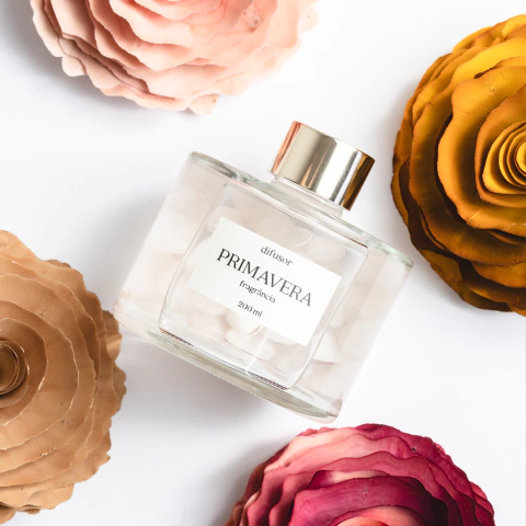 Difusor Primavera com Rosa de Vime - 200 ml