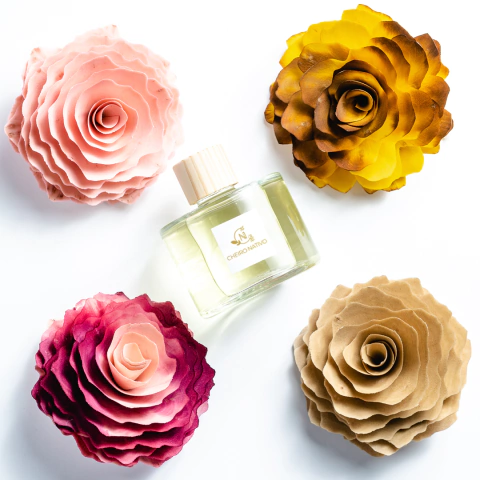 Difusor Pomar com Rosa de Vime