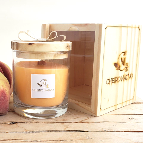 Presente Vela Pêssego