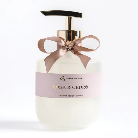Sabonete Líquido Rosa & Cedro - 350 ml - comprar online