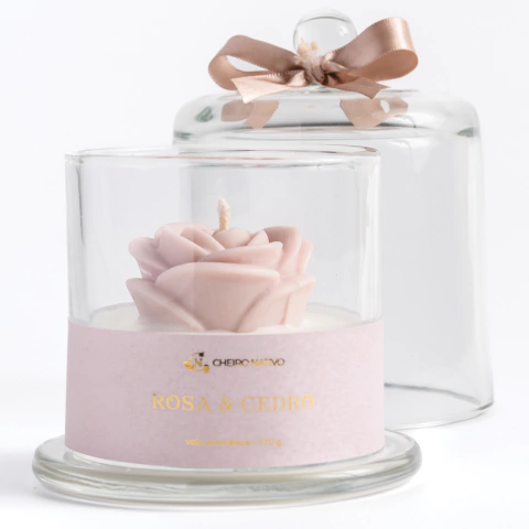 Vela Cúpula Rosa & Cedro - 170 g - comprar online