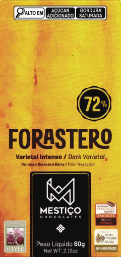 Forastero - 72% - Chocolate Bean to Bar 60g - comprar online