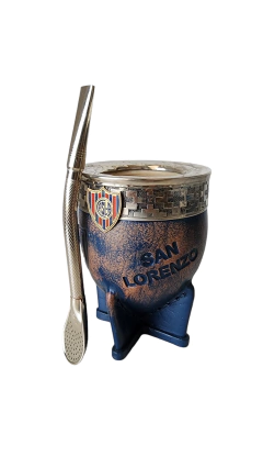 Mate de San Lorenzo con bonbilla - comprar online