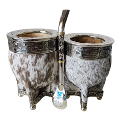 Mate Piel Vacuna con bombilla en internet