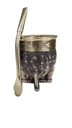 Mate imperial con bombilla de alpaca -