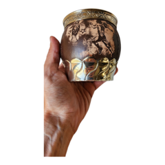Mate de Maradona base de alpaca - Arte Mates