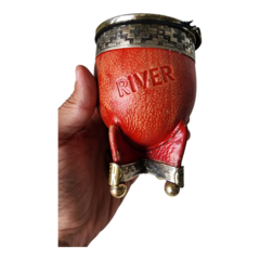 Mate de River Plate Monumental Rojo - Arte Mates