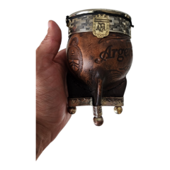 Imagen de Mate de Argentina Mundialista Marrón