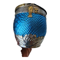 Mate mundialista con base de alpaca cincelada - online store