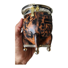 Mate del Messias en caja de pana - Arte Mates