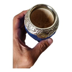 Mate torpedo Argentino premium azul - Arte Mates