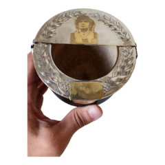 Mate Maradoneano cuero crocco - tienda online