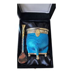Mate Argentino cincelado premium