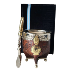 Mate Messi Orfebrería caja de pana - comprar online