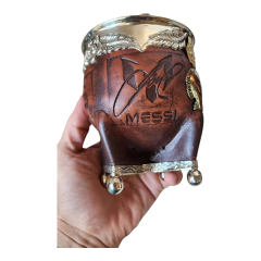 Mate Messi Orfebrería caja de pana