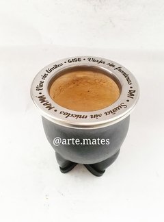 Mate camionero grabado a laser en internet