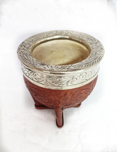 Mate imperial cuero repujado - tienda online