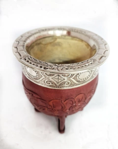 Mate imperial cuero repujado - comprar online