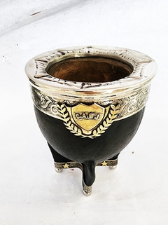 Mate imperial con escudo de Boca