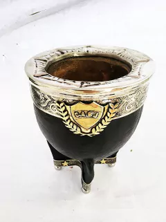 Mate imperial con escudo de Boca