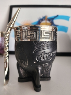 Mate de Argentina con bombilla de alpaca - buy online