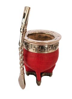 Mate imperial con base de alpaca - Arte Mates