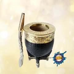 Mate imperial con base de alpaca - Arte Mates