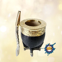 Mate imperial con base de alpaca - Arte Mates