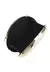 Bolsa clutch oval metalizada com alça removível de corrente - comprar online