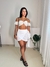 Cropped Lara torcido ombro a ombro na internet