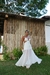 Vestido midi com decote geométrico e saia com transparente | Corina - ABALO