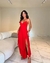 Vestido midi com saia em camadas e decote nas costas | Petra - loja online