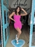 Vestido Beatriz canelado super premium curto
