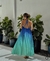 Imagem do Vestido Pipa plissado com decote costas e estampa degrade