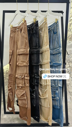 Calça Cargo Lisa (com bolso) na internet