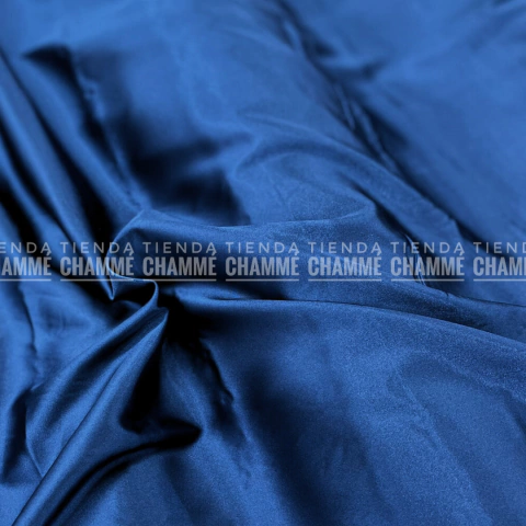 SATÉN ELASTIZADO AZUL MARINO