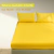 SÁBANA AJUSTABLE 144 HILOS - 2 1/2 PL AMARILLO