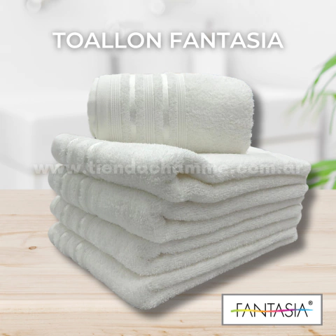 TOALLON FANTASIA PATTER BLANCO
