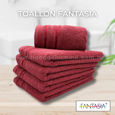TOALLON FANTASIA PATTER BORDÓ
