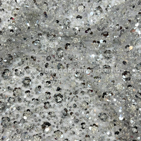 TUL BORDADO PLATEADO 3