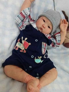 Bebê Reborn Menino carrequinha Aminng