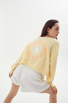 Buzo Crop Sunshine Amarillo