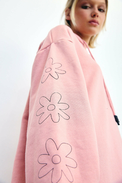 Imagen de Hoodie Flower Rosa