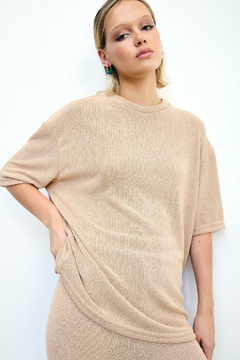 Remera Chloe Beige - comprar online