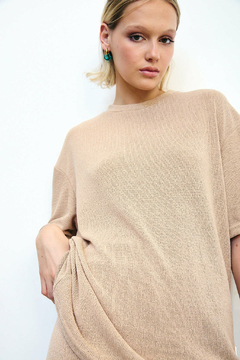 Remera Chloe Beige - MIKSON