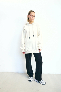 Hoodie Basic Off White - comprar online
