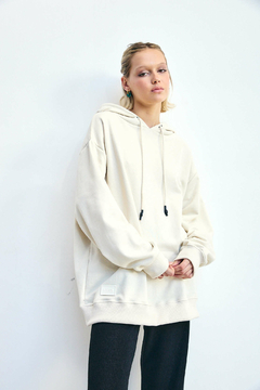 Hoodie Basic Off White en internet